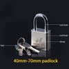 Stainless Steel Keyed Padlock 50mm, Short Shackle Security Locks with