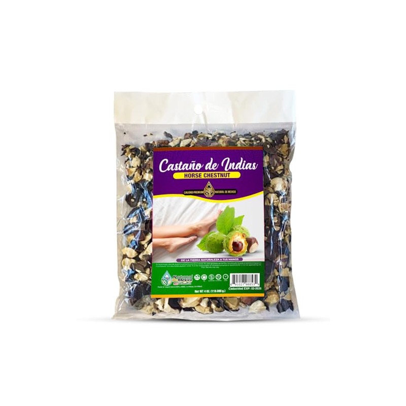 Natural de Mexico Castaño de Indias 4 Onzas Te Tea