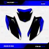 Factory EFX Blue & White Blk Shift Racing Graphics Kit