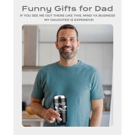CSUPPCREA Funny Gifts for Dad From Daughter, Fathers valentines Day, Christmas Birthday Unique Gift for Men Who Have Everything, Gag Present Ideas for Girl Dad, New Father, Ultimate Idea for Him