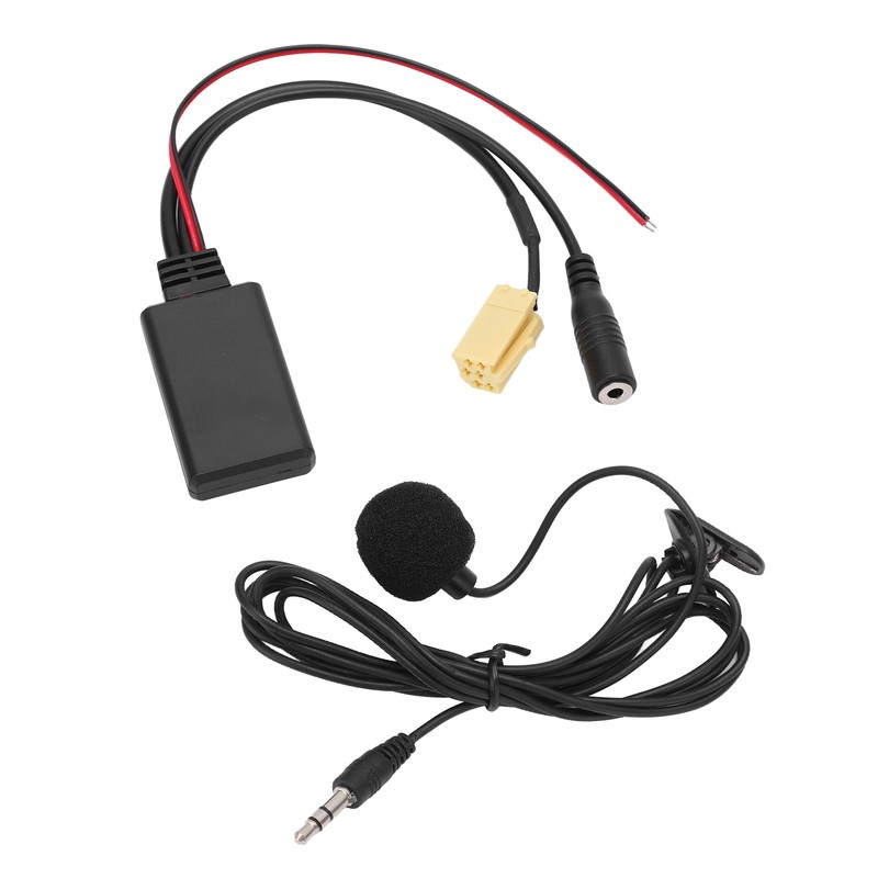 Car Bluetooth5.0 AUX Module Handsfree Microphone Wired Replacement for Fiat