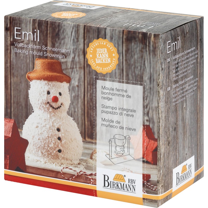 Birkmann 211872 Emil the Snowman Little Christmas Edition