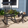 Giantex Outdoor Wood Rocking Chair - Patio Rocking Chair with