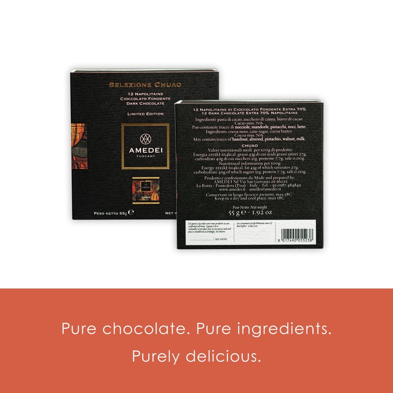 Amedei Napolitains Chuao 70% (12 pcs)