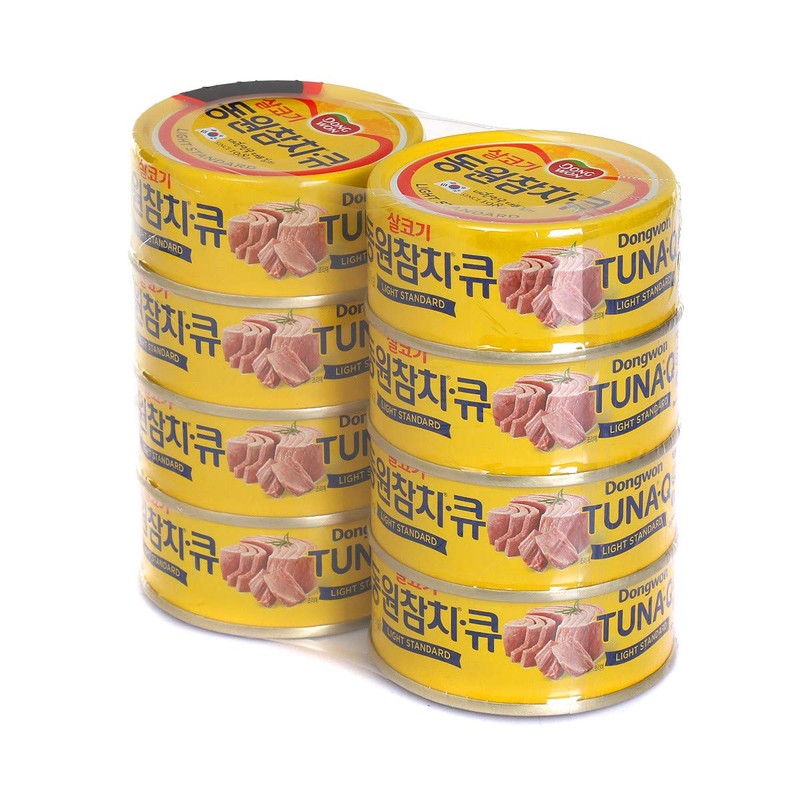Dongwon Q - Light Standard Tuna, 100g (Pack of 8)