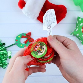 Christmas Milk Chocolate, Holiday Themed Foil Wrapped Chocolates, 2024 Candy Stocking Stuffers (Pack of 3) (Milk Chocolate Coins)