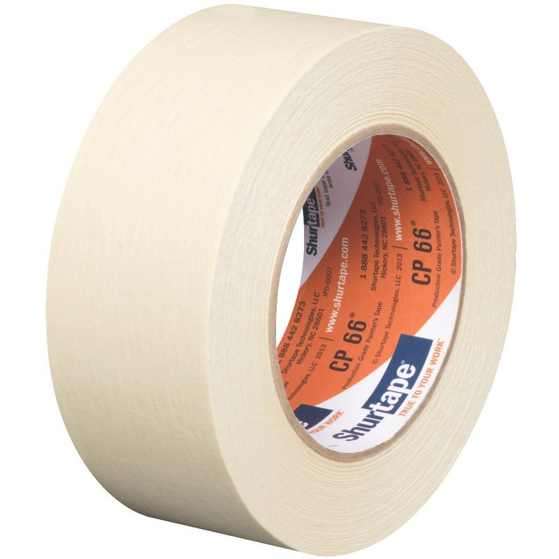 Shurtape CP 66 Contractor Grade, High Adhesion Masking Tape, 48mm