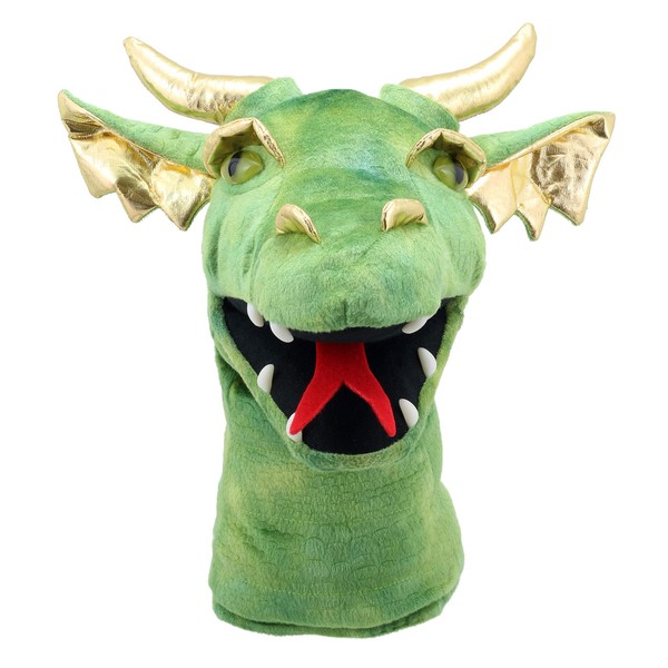 The Puppet Company - Large Dragon Heads - Dragon (Green),33cm