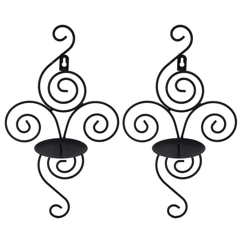 Wall Mounted Candle Stick Elegant Candle Holder for Living Room