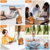 Portable Fan Rechargeable, Cordless Battery Powered Fan with LED Lantern,