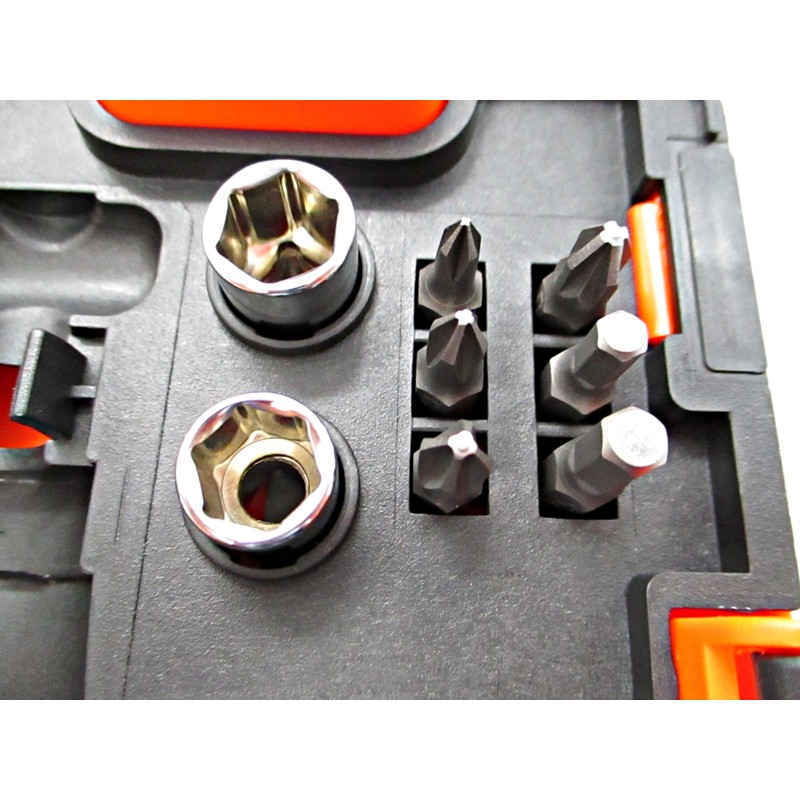 Wiz'A Arclands GTKS-23D Ratchet Driver Set, Bit & Socket