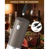 CIRCLE JOY Electric Salt and Pepper Grinder Set Rechargeable Salt