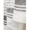 IPPINKA Senshu Japanese Towel, Ultra Soft, Quick-Drying, Two-Tone End Stripes,