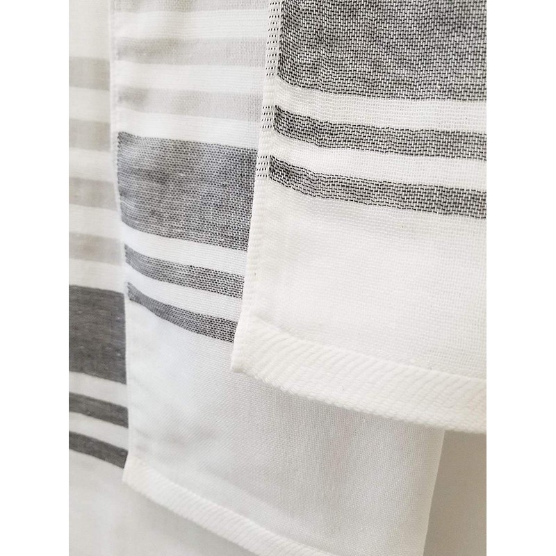 IPPINKA Senshu Japanese Towel, Ultra Soft, Quick-Drying, Two-Tone End Stripes,