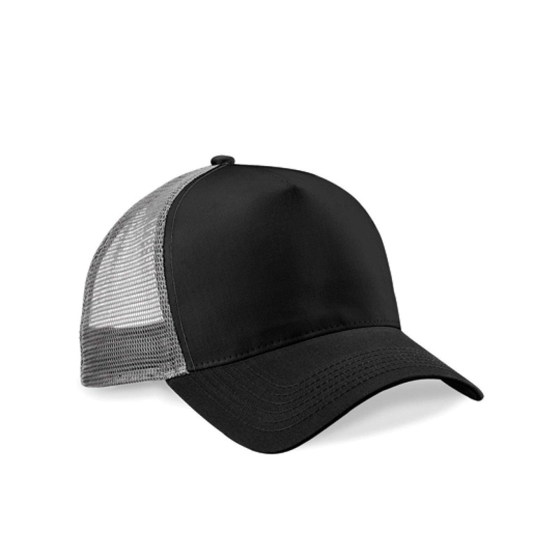 Beechfield B640 Snapback Trucker - Black/White