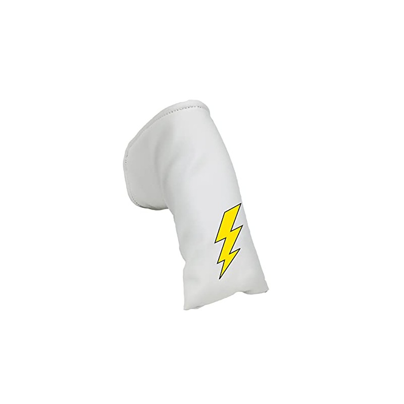 Lightning Bolt Sunfish Leather Blade Putter Golf Headcover