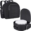 Aleemin Snare Drum Bag 14 x 6.5'', Snare Drum Backpack