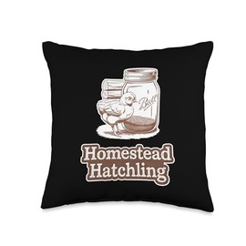 Baby Chicks in Homesteading Cute Design Throw Pillow