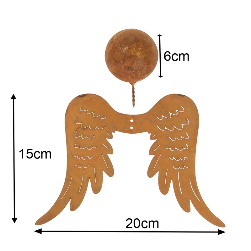 Angel Wings with Head Kit - Rust