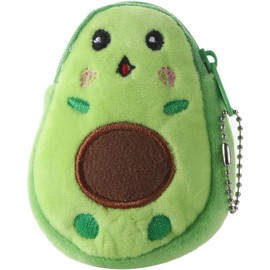 Green Plush Purses Fashion Children Small Coin Purse Cute Avocado Plush Purses Kids Key Case Bag Money Pouch for Women Boys Girls Mini Handbag，Wallets, Card Cases and Money Organizers，Coin and Pouches