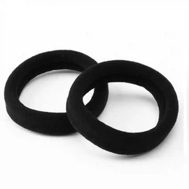 Generic Elastic Hair Rubber Bands for Girls/Women, Ponytail Holder, Hair Ties for Buns (Black), 1 Count (Pack of 1)