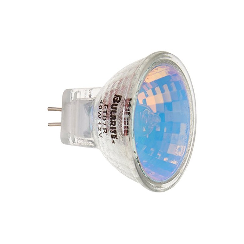 Bulbrite FTD/R 20-Watt 12-Volt Halogen MR11 Bi-Pin, Red