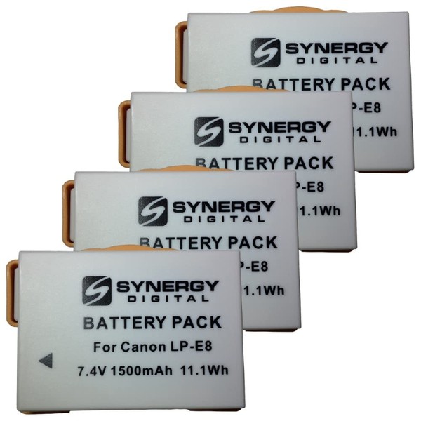 Synergy Digital Digital Camera Batteries, Compatible with Dantona CAM-LPE8 Digital