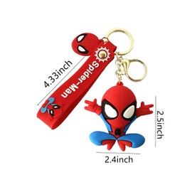 TLDXDOU TV Movies Silicone Keychain, Silica Gel Key Ring for Women, Men (4)