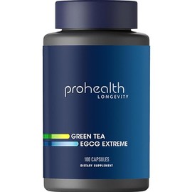 ProHealth Longevity Green Tea EGCG Extreme (390mg EGCG, 100 Capsules) (Green Tea Supplement)