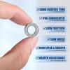 ACROPIX 10pcs Double Metal Shield MR148ZZ Single Row Deep Groove