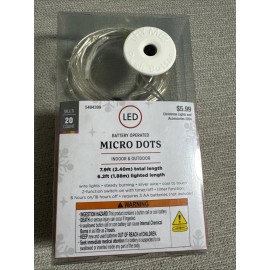hobby lobby Christmas Micro Dots  Indoor Outdoor Multicolor  20 Lights LED 7.9 ft.  NEW
