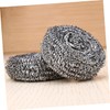 GRIRIW Stainless Steel Dish Sponges 6 Pack Dish Washing Sponges
