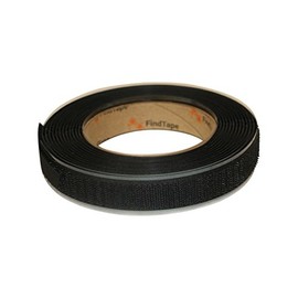 FindTape HL74-R Adhesive-Backed Hook-Side Only Roll: 3/4 in. x 15 ft. (Black)