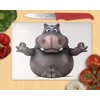 Glass Chopping Board 20 x 28 x 0.4 cm 3D