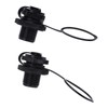 Rubber Boat Air Valve, 2pcs Air Plugs Replacement for Inflatable