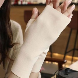 BAOPUSHIDAJILI Gloves Fingerless gloves Half Finger Gloves Warm Knit Soft Lining Gloves Outdoor Working Driving Cycling Writing for Men and Women Insulated Knit Thermal