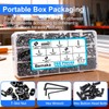 Bemaka 260PCS M3 M4 M5 T Slot Nut Screws Kit,