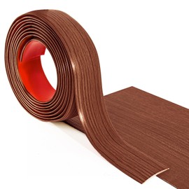 Art3d 10 FT Self Adhesive Vinyl Floor Transition Strip, Laminate Floor Strip Floor Flat Divider Strip for Joining Floor Gaps,Carpet Threshold Transition,Floor Tiles（1.57in, Cherry）