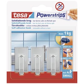 Tesa powerstrips small classic hooks pack of 3