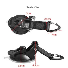 2PCS Heavy Duty Suction Cups,Camping Tarp Accessory Suction Cup Attachment,Outdoor Strong Suction Cup Wall Anchor for Camping Car Van Truck Boat Front and Side Awning (2)