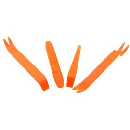 Lansonee 4 PCS Car Audio Dash Removal Plastic Pry Tools (Orange)