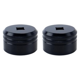 Hoite 32mm Suspension Topcap Tool – CNC Aluminum for Bicycle Suspension Parts, Fits 3/8" Driver, Compatible with Fox Forks