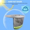 TOVINANNA Hard Hat Sun Shield, Full Standard Brim Mesh Sunshade
