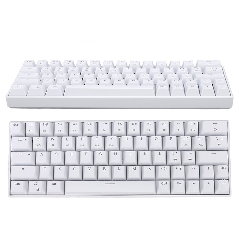Mechanical Keyboard 64 Keys Wireless 2.4G BT3.0 5.0 Type C