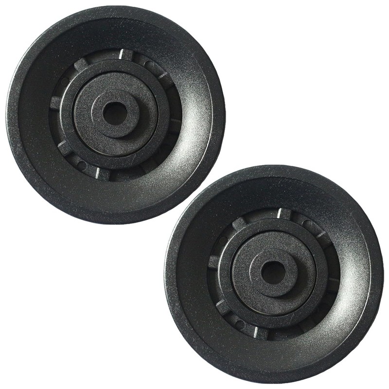 SquEqu 2 Pack Cable Pulley System Bearing Replacement Nylon Universal