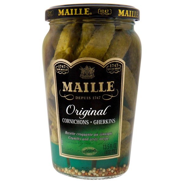 Maille Pickles, Cornichons Original, 13.5 oz, Pack of 12