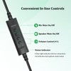 Xintronics USB Headphones Over Ear Earbuds with Microphone, Wired Ear