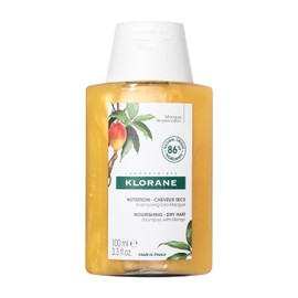 Klorane Nourishing Shampoo With Mango Butter, Moisturize and Hydrate Dry Hair, Paraben, Silicone, Sls Free, Travel Size, 3.3 Fl Oz (Pack of 1)
