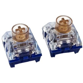 Silent Keyboard Switches,Kailh Box Deep-Sea Silent Whale Switches for Mechanical Keyboard,3-Pin 45gf Tactile/Dustproof/Long Life Switches（Silent Whale,72Pcs）