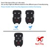 QBUC for GMC Key Fob Cover TPU Protector Case with